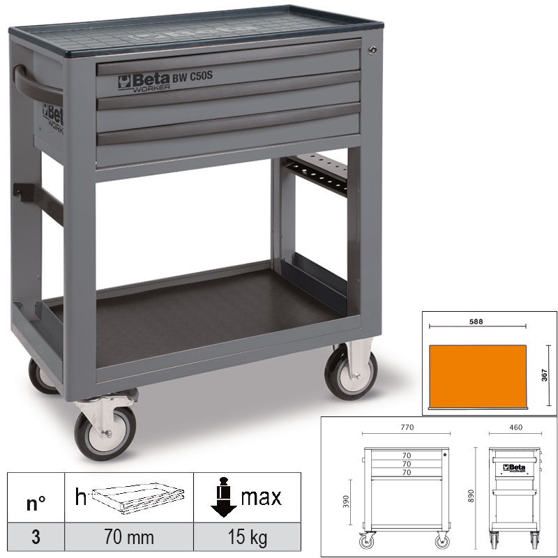 BETA *BW 5000S G/3M-SER.TOOL TROLLEY 189PCS LAMB050006332 BETA *BW 5000S G/3M-SER.TOOL TROLLEY 189PCS LAMB050006332
