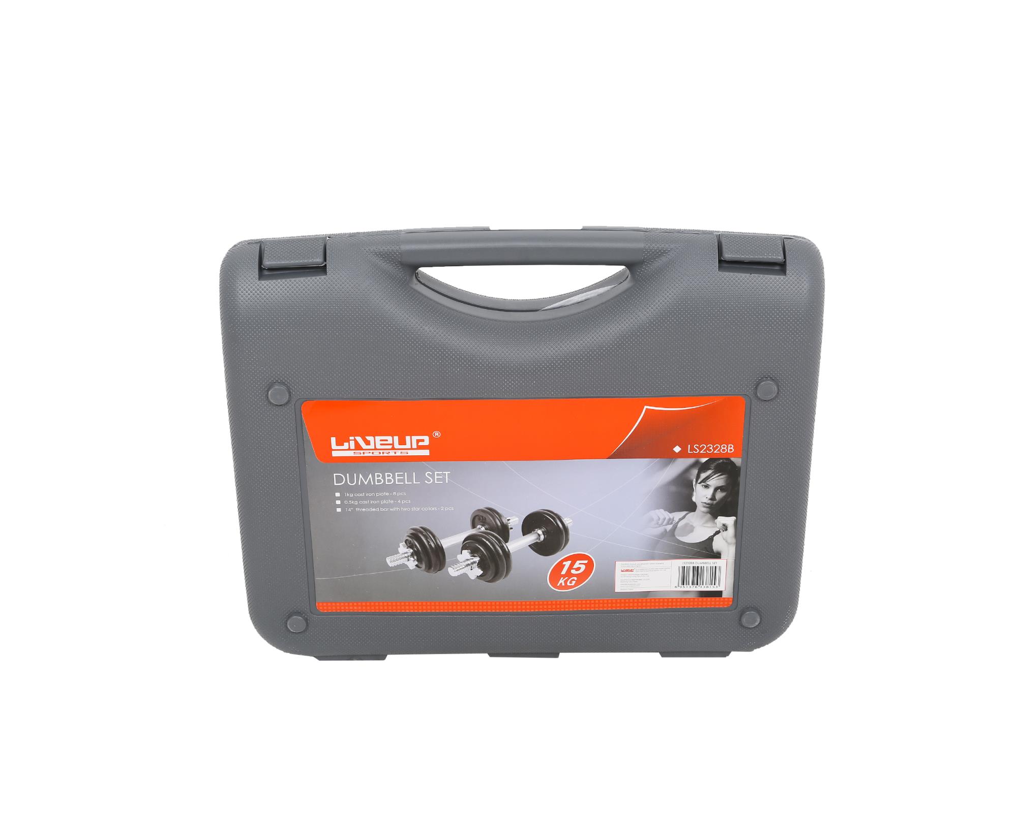 LiveUp Σετ αλτήρων 20 κιλών (Κασετίνα) Β-2341Β