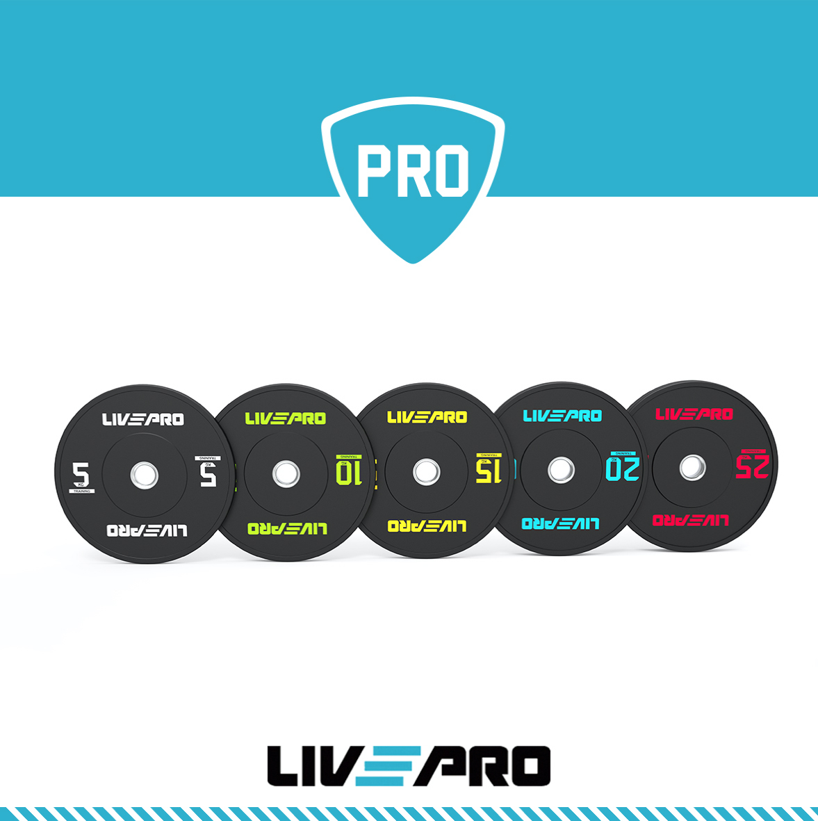 LivePro Δίσκος Bumper LivePro Ø50 (20kg) Β-8038-20 LivePro Δίσκος Bumper LivePro Ø50 (20kg) Β-8038-20