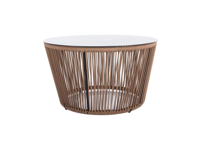 ŁAWA BAHAMA SZKŁO DYMIONE/CZARNY MAT FI80 DIOMMI-80-3522