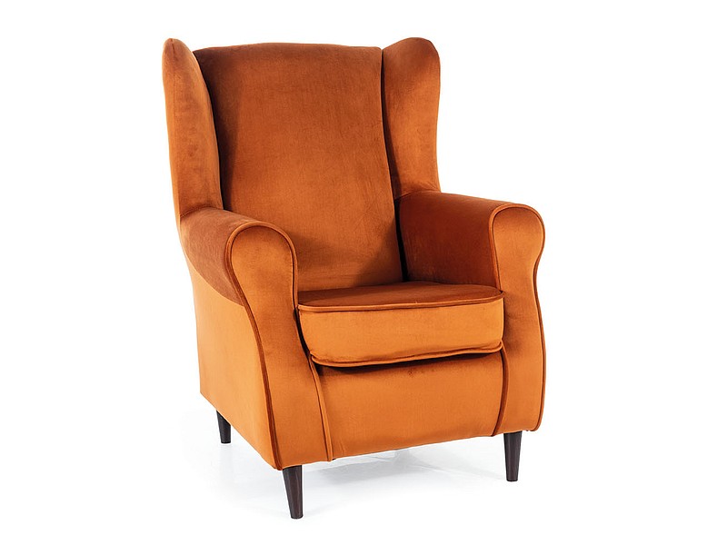 FOTEL BARON VELVET CYNAMON BLUVEL 4215 / WENGE DIOMMI-80-2604 FOTEL BARON VELVET CYNAMON BLUVEL 4215 / WENGE DIOMMI-80-2604