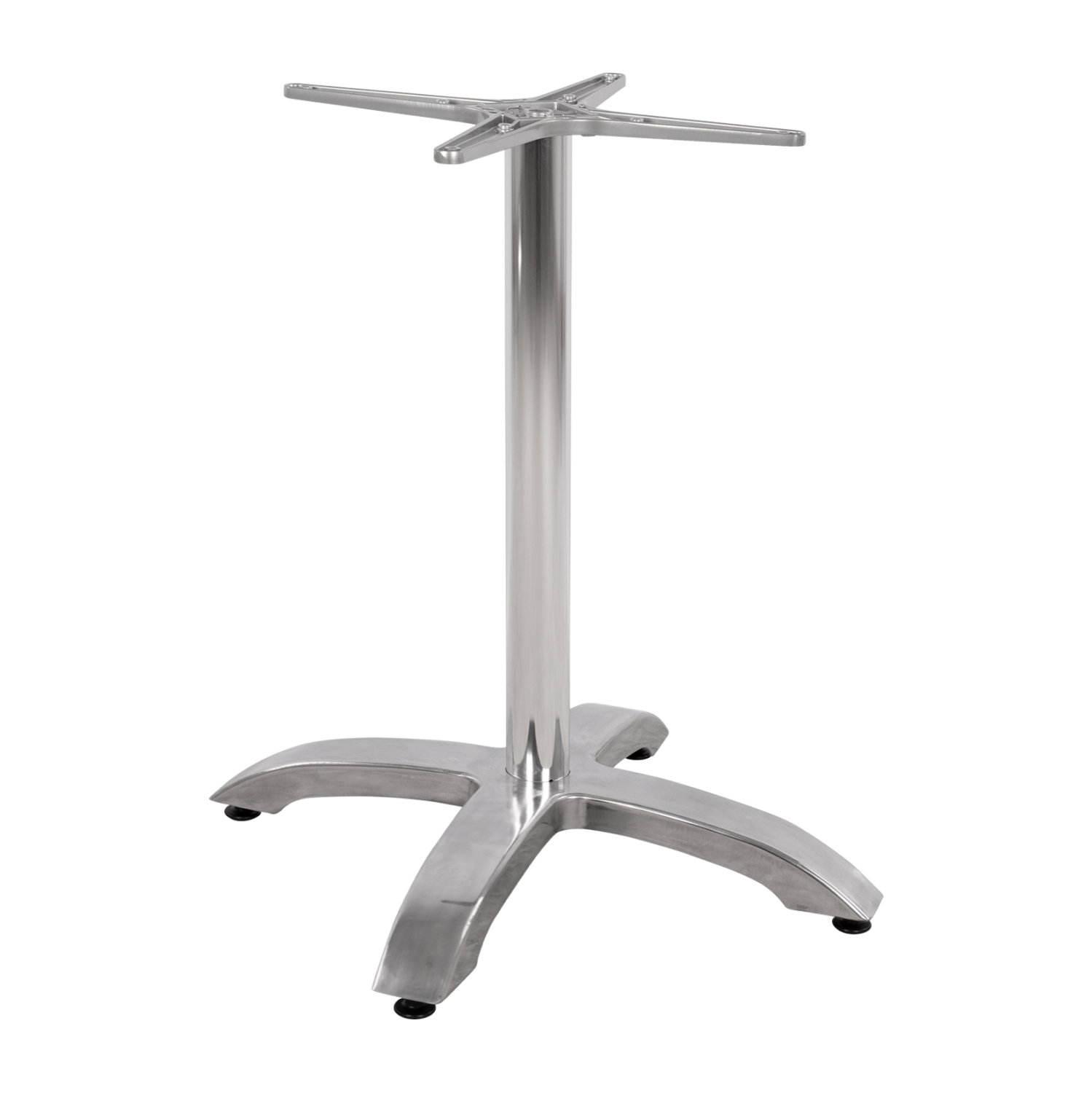 ΒΑΣΗ ΑΛΟΥΜΙΝΙΟΥ HM460.03 ΧΡΩΜΙΟΥ 66Χ66Χ72Υεκ. ΜΕ ΣΤΑΥΡΟ 48Χ48εκ.