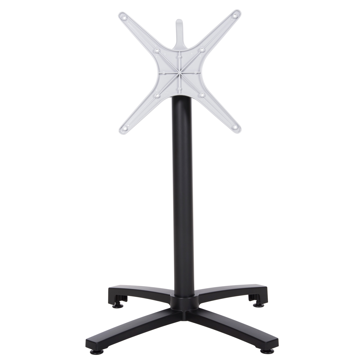 Intrahome ΒΑΣΗ ΑΛΟΥΜΙΝΙΟΥ ΠΤΥΣΣΟΜΕΝΗ .01 ΜΑΥΡΟ ΜΑΤ 69Χ69Χ73-92Υεκ. ΜΕ ΣΤΑΥΡΟ 48Χ48εκ. intraho-1700421