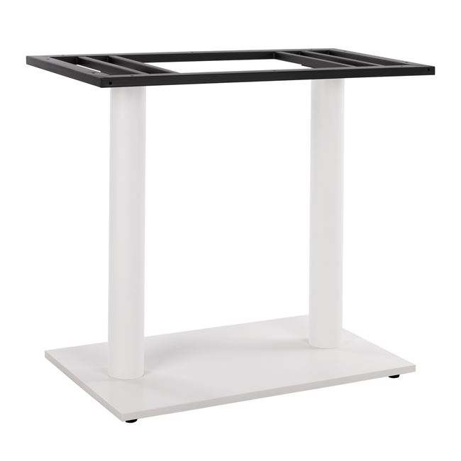 Intrahome ΒΑΣΗ ΜΕΤΑΛΛΙΚΗ ΔΙΠΛΗ ΛΕΥΚΗ ΜΑΤ 40Χ70Χ72Υεκ. ΜΕ ΡΕΓΟΥΛΑΤΟΡΟΥΣ .12 intraho-1700379