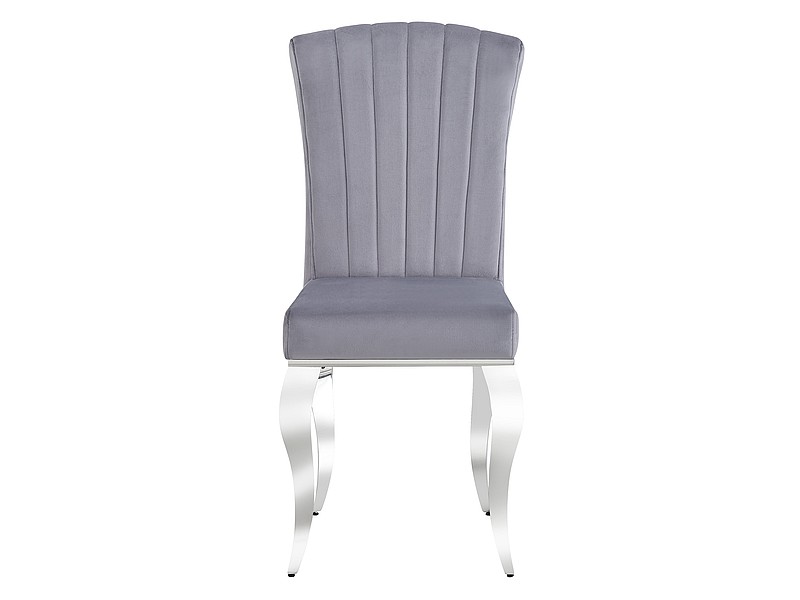 CHAIR PRINCE VELVET CHROME / GRAY TAP. 195 DIOMMI PRINCEVSZCH DIOMMI-80-2450 CHAIR PRINCE VELVET CHROME / GRAY TAP. 195 DIOMMI PRINCEVSZCH DIOMMI-80-2450