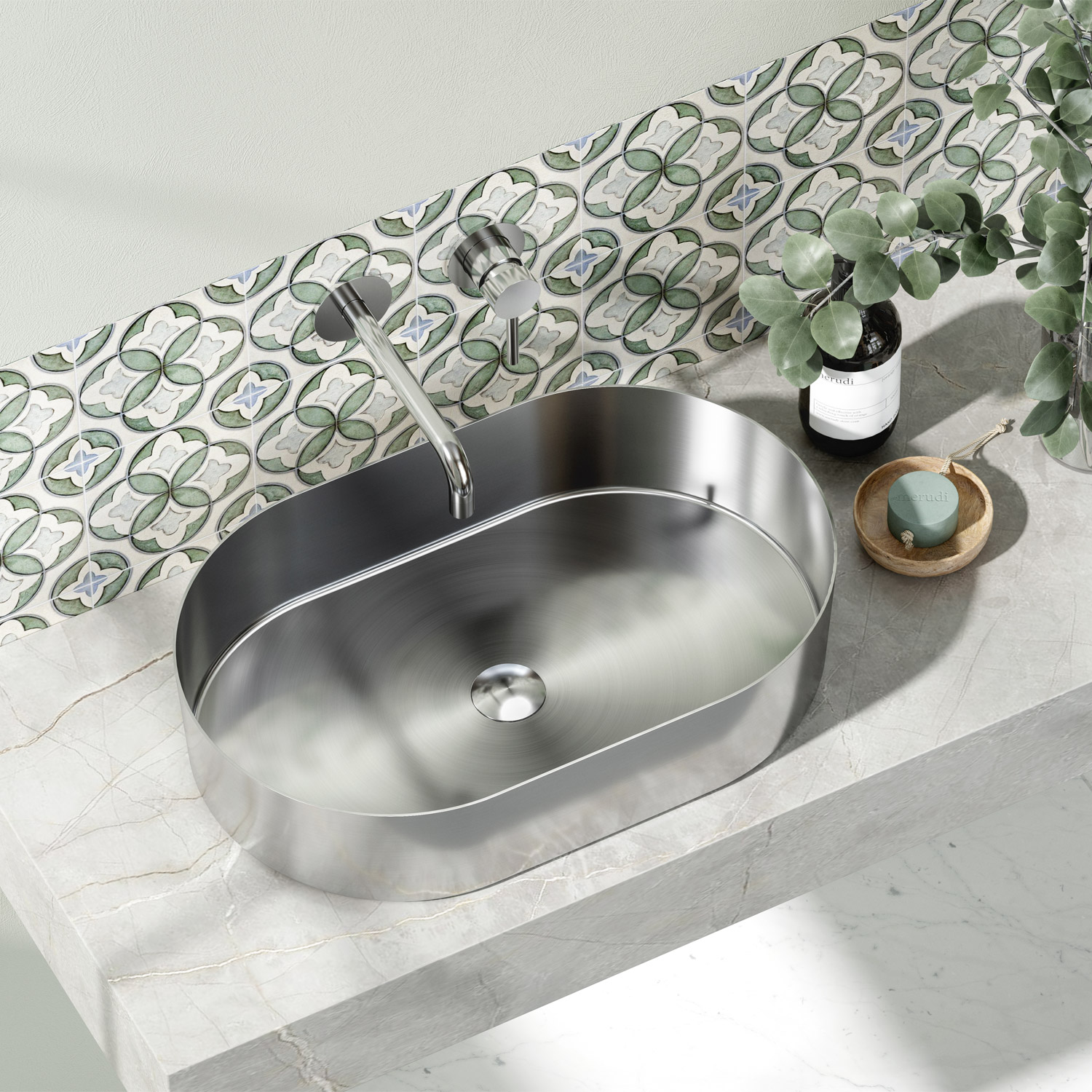 KARAG JUPITER Νιπτήρας επικαθήμενος ανοξείδωτος JUPITER Brushed Steel BB6808-BS KARAG 55x35x11cm KARAG-5206836666334 KARAG JUPITER Νιπτήρας επικαθήμενος ανοξείδωτος JUPITER Brushed Steel BB6808-BS KARAG 55x35x11cm KARAG-5206836666334