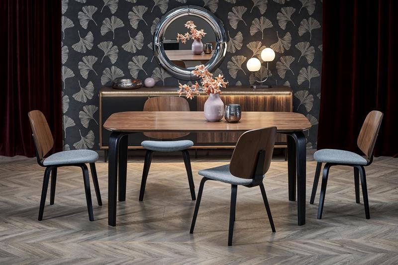 PEDRO table walnut / black DIOMMI-60-29339
