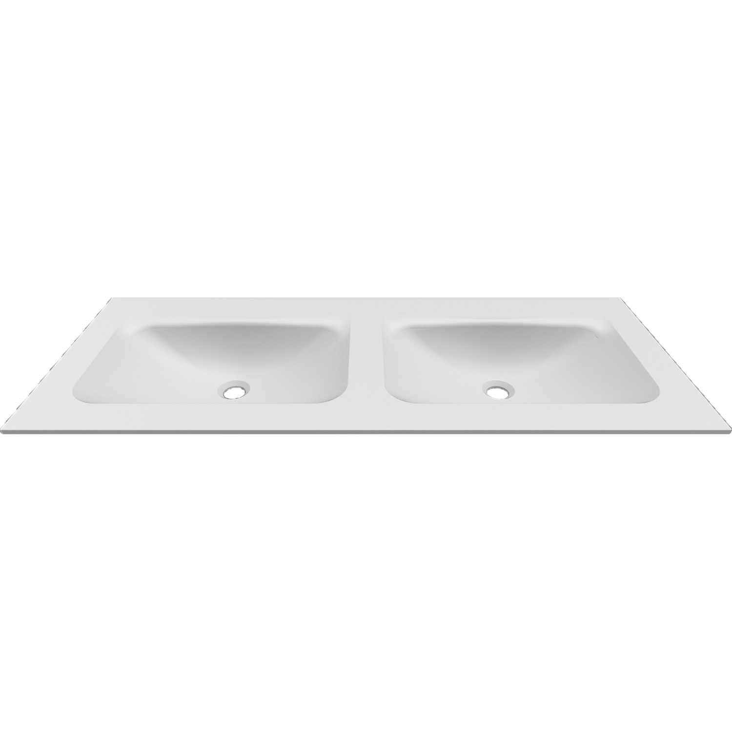 KARAG  ANIM Νιπτήρας επίπλου διπλός ANIM 120 White BDVIV122WH46 KARAG 120,5x46,5x12cm KARAG-8031873763749