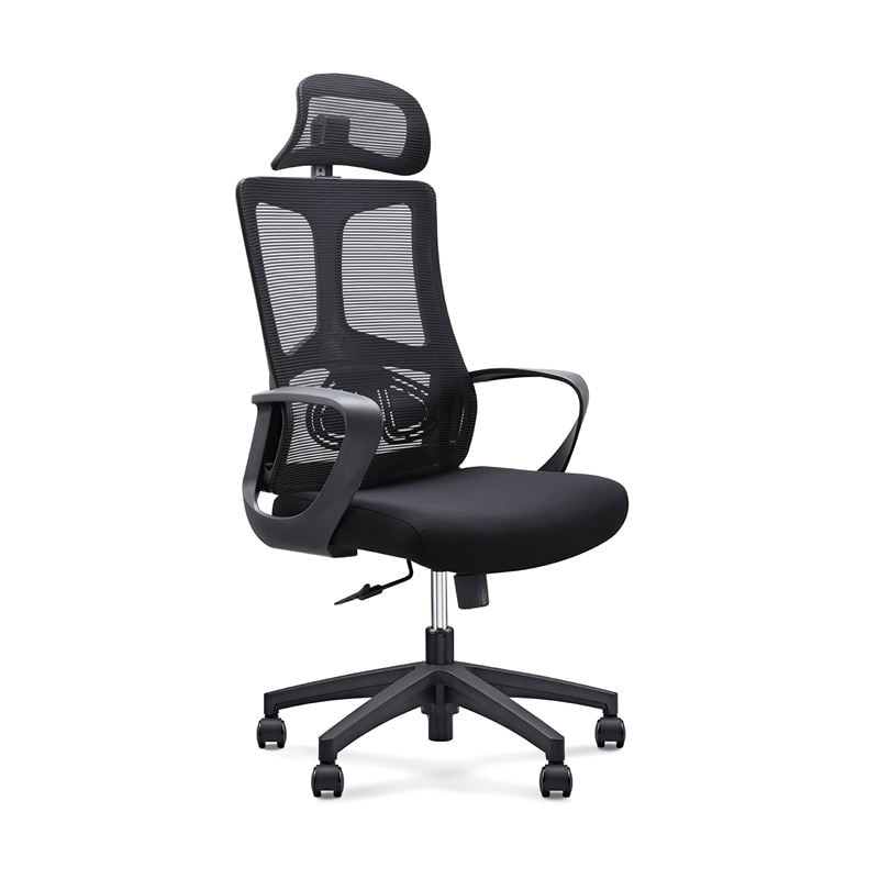 WOODWELL ΕΟ619,1BF8600 Πολυθρόνα Γραφείου Διευθυντή, Mesh Μαύρο, Ύφασμα Μαύρο 62x68x114/124cm ΕΟ619,1 WOODWELL ΕΟ619,1BF8600 Πολυθρόνα Γραφείου Διευθυντή, Mesh Μαύρο, Ύφασμα Μαύρο 62x68x114/124cm ΕΟ619,1