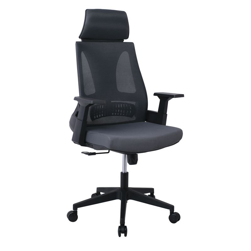 WOODWELL ΕΟ608,2BF8750 Πολυθρόνα Γραφείου Διευθυντή, Mesh Γκρι, Ύφασμα Γκρι 65x64x117/127cm ΕΟ608,2 WOODWELL ΕΟ608,2BF8750 Πολυθρόνα Γραφείου Διευθυντή, Mesh Γκρι, Ύφασμα Γκρι 65x64x117/127cm ΕΟ608,2