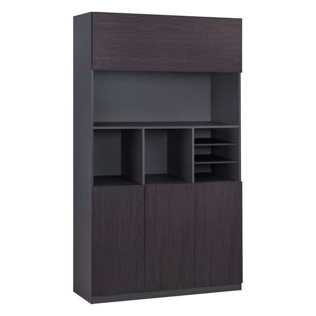 ΒΙΒΛΙΟΘΗΚΗ ΓΡΑΦΕΙΟΥ ΕΠΑΓΓΕΛΜΑΤΙΚΗ ROSEWOOD HM2090 81,5Χ40Χ200Υ εκ.