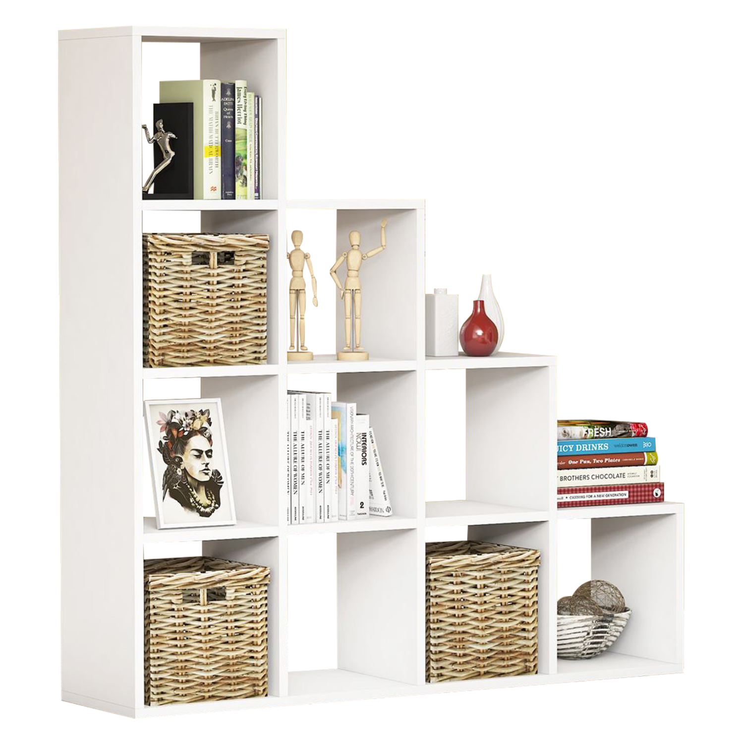 Intrahome ΒΙΒΛΙΟΘΗΚΗ ΜΕΛΑΜΙΝΗΣ SCASABLANCAINCASABLANCALTCASABLANCAI-LOUIS ΛΕΥΚΟ 120x30x123,6Υεκ..11 intraho-1644009