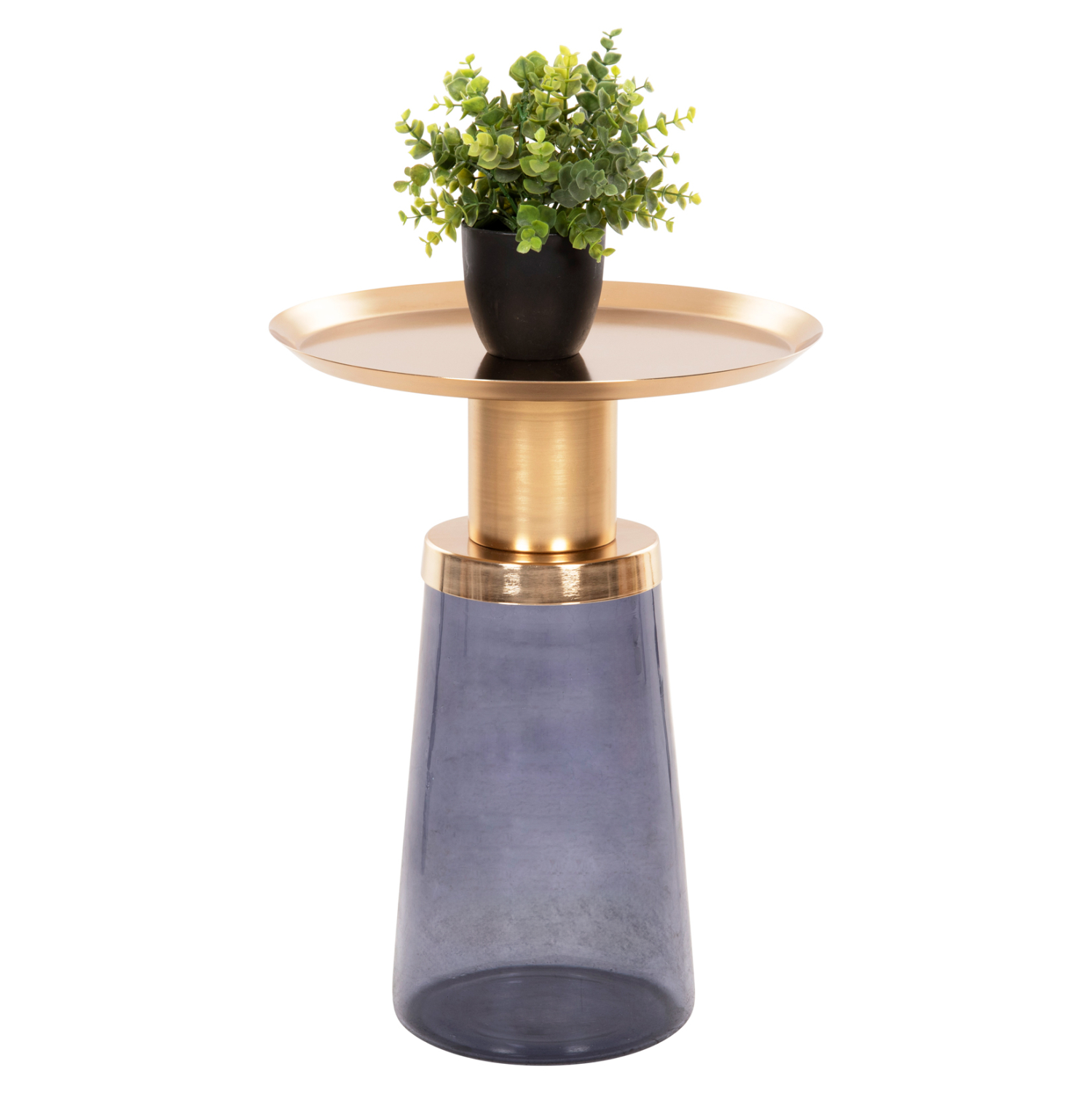 Intrahome ΒΟΗΘΗΤΙΚΟ ΤΡΑΠΕΖΑΚΙ SCASABLANCAINCASABLANCALTCASABLANCAIE-JUSCASABLANCALTCASABLANCAIINEN ΜΠΛΕ ΓΥΑΛΙ-ΧΡΥΣΟ ΜΕΤΑΛΛΟ Φ37,5x49,5Υεκ. intraho-1646469