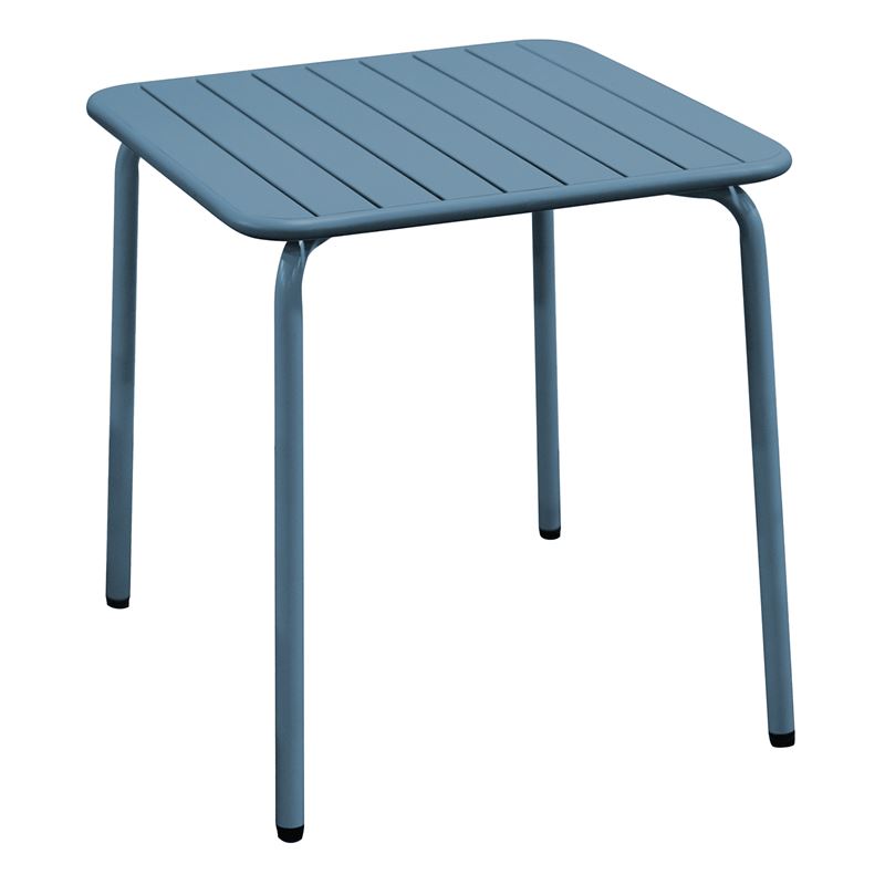 WOODWELL Ε545,2BRIO Slat Τραπέζι-Pro Κήπου – Βεράντας, Μέταλλο Βαφή Sandy Blue 5415C 70x70x73cm Ε545,2 WOODWELL Ε545,2BRIO Slat Τραπέζι-Pro Κήπου – Βεράντας, Μέταλλο Βαφή Sandy Blue 5415C 70x70x73cm Ε545,2
