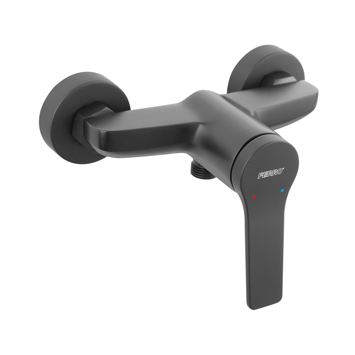 KARAG  STRATOS Μπαταρία ντους STRATOS Black BSC7BL FERRO KARAG-5902194978996