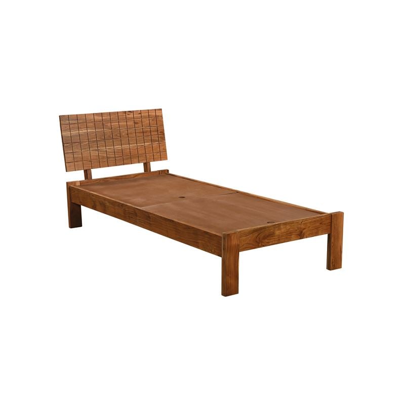 WOODWELL ΕΑ7120,2CAPITAL Κρεβάτι Μονό, για Στρώμα 90x200cm, Ακακία Φυσικό 94x205x72cm ΕΑ7120,2