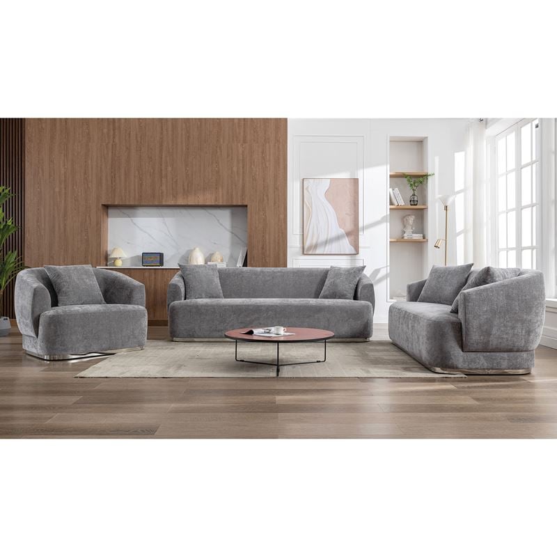 WOODWELL Ε9425,S2CARACAS Set Σαλόνι – Καθιστικό Πολυθρόνα-2Θέσιος-3Θέσιος, Ύφασμα Γκρι 110×98/193×98/232×98 x H80cm Ε9425,S2 WOODWELL Ε9425,S2CARACAS Set Σαλόνι – Καθιστικό Πολυθρόνα-2Θέσιος-3Θέσιος, Ύφασμα Γκρι 110×98/193×98/232×98 x H80cm Ε9425,S2