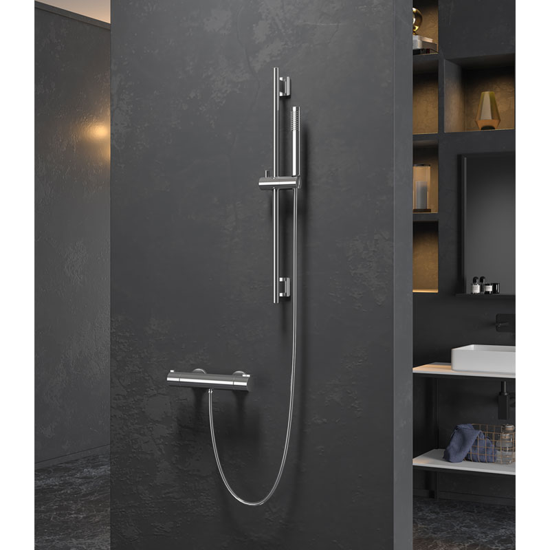 KARAG THERMOSTATIC Θερμοστατική μπαταρία ντους με κολόνα CF 058T KARAG KARAG-5206836019635 KARAG THERMOSTATIC Θερμοστατική μπαταρία ντους με κολόνα CF 058T KARAG KARAG-5206836019635