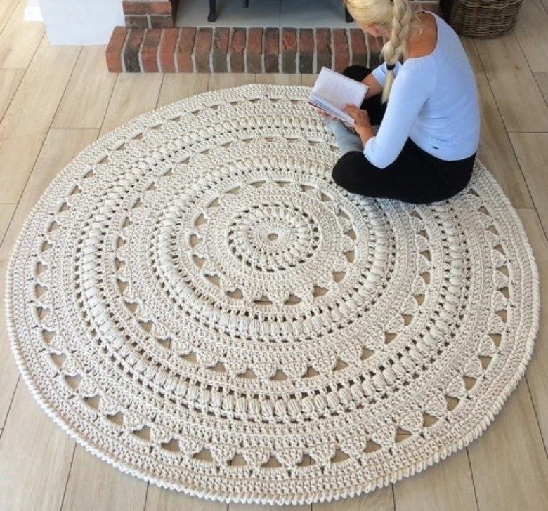 Fidelio ΧΑΛΙ ΣΤΡΟΓΓΥΛΟ (CHAKRA MACRAME) ΔΙΑΣΤΑΣΕΙΣ.Φ120ΕΚ. ΥΛΙΚΟ.100%ΒΑΜΒΑΚΙ FD-CHKR Fidelio ΧΑΛΙ ΣΤΡΟΓΓΥΛΟ (CHAKRA MACRAME) ΔΙΑΣΤΑΣΕΙΣ.Φ120ΕΚ. ΥΛΙΚΟ.100%ΒΑΜΒΑΚΙ FD-CHKR