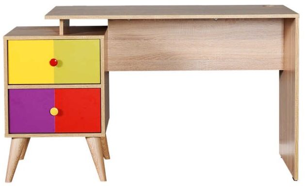 Lh-homefurniture Γραφείο Rainbow φυσικό Δρυς 128x75x57cm AD_CMS-920-SX-1 Lh-homefurniture Γραφείο Rainbow φυσικό Δρυς 128x75x57cm AD_CMS-920-SX-1