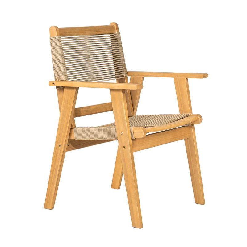 WOODWELL Ε2350,2COFFEE Dining Πολυθρόνα Βεράντας – Κήπου, Ξύλο Ακακία Φυσικό, Rope Wicker Μπεζ 58x56x87cm Ε2350,2 WOODWELL Ε2350,2COFFEE Dining Πολυθρόνα Βεράντας – Κήπου, Ξύλο Ακακία Φυσικό, Rope Wicker Μπεζ 58x56x87cm Ε2350,2