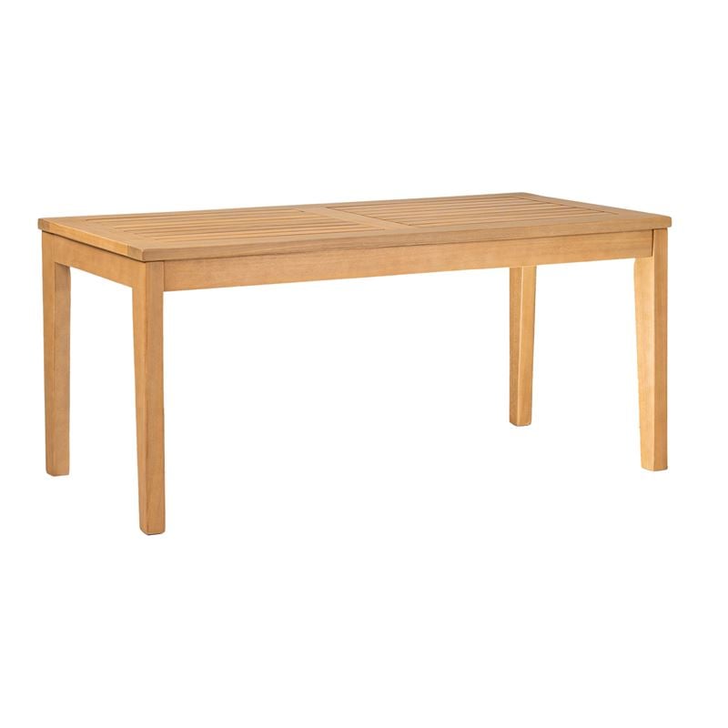 WOODWELL Ε2353COFFEE Τραπεζάκι Σαλονιού Καθιστικού Βεράντας-Κήπου, Ακακία Φυσικό 99x43x46cm Ε2353