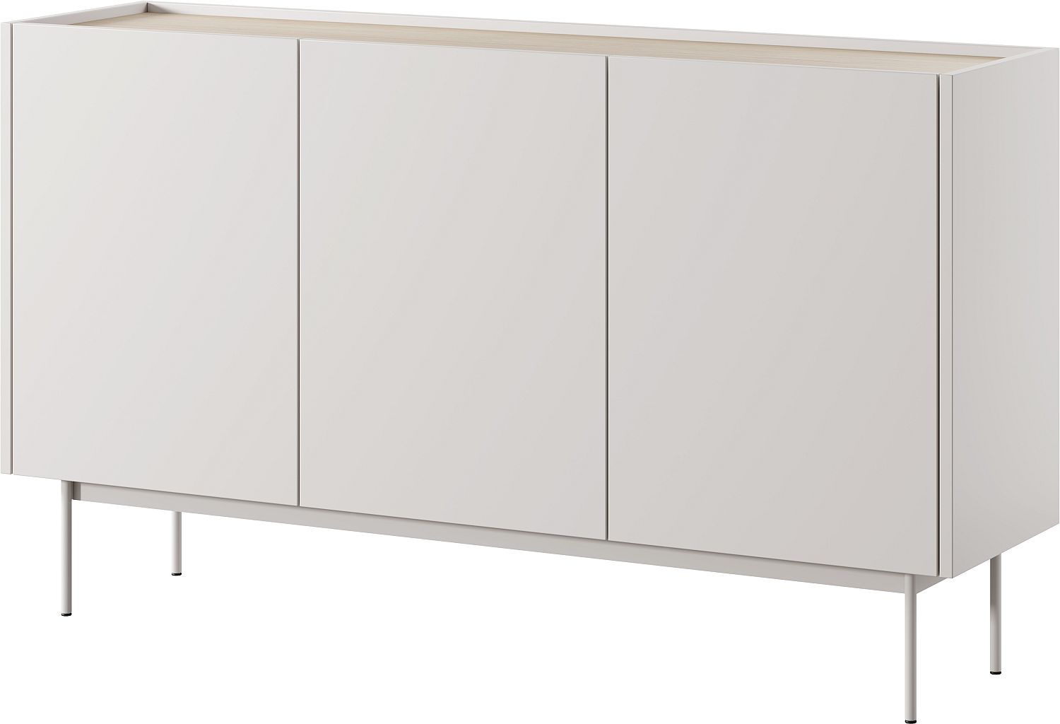 Lh-homefurniture Μπουφές "Color" Cashmere + Φυσικό 144x832x37cm P_CLR_21_CH Lh-homefurniture Μπουφές "Color" Cashmere + Φυσικό 144x832x37cm P_CLR_21_CH