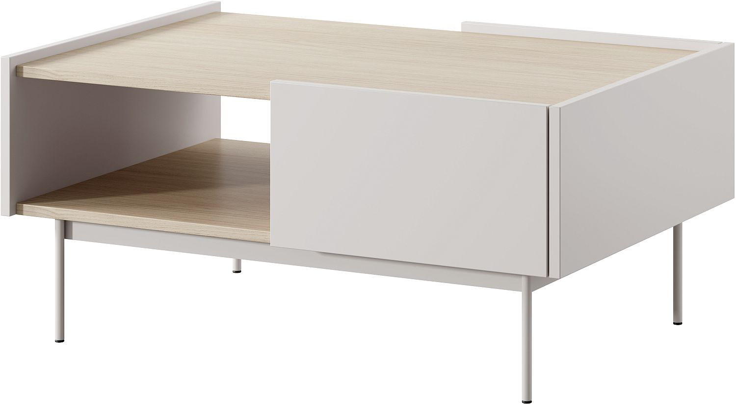 Lh-homefurniture Τραπεζάκι "Color" Cashmere + Φυσικό 97x45x65cm P_CLR_40_CH Lh-homefurniture Τραπεζάκι "Color" Cashmere + Φυσικό 97x45x65cm P_CLR_40_CH