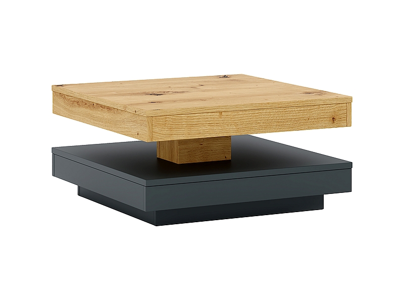 ŁAWA COTTO DĄB ARTISAN / ANTRACYT 67X67 DIOMMI-80-3611