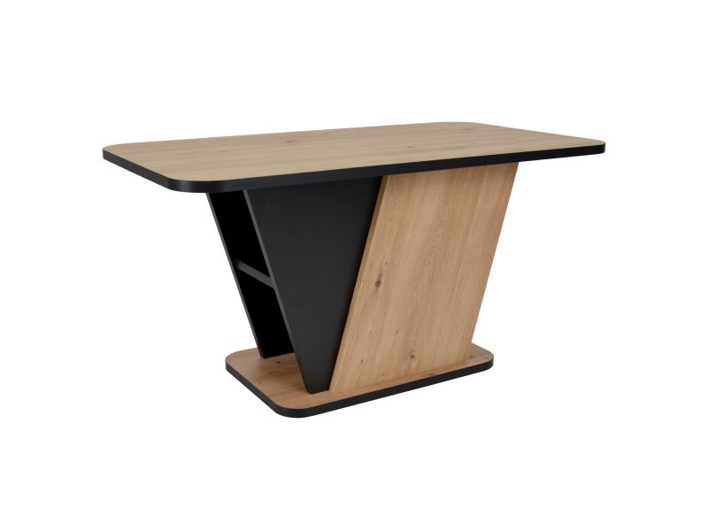 ŁAWA CROCUS DĄB ARTISAN / CZARNY 90X50 DIOMMI-80-3546