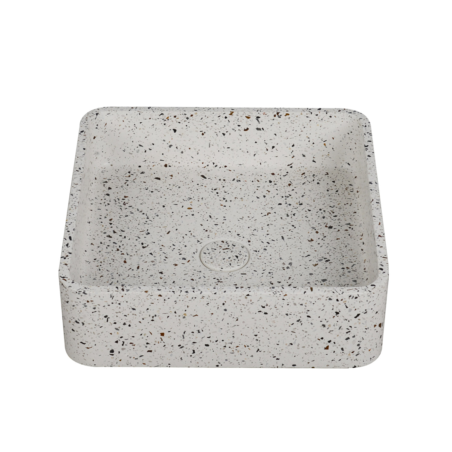 KARAG IRA Νιπτήρας επικαθήμενος με βαλβίδα IRA Stracciatella CS-0009 KARAG 39x39x12cm KARAG-5206836668451 KARAG IRA Νιπτήρας επικαθήμενος με βαλβίδα IRA Stracciatella CS-0009 KARAG 39x39x12cm KARAG-5206836668451