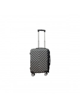 Βαλίτσα "ROADTRIP" από ABS σε χρώμα γκρι 39x20x55 100-03198