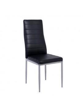 Καρέκλα Sam klikareto μέταλλο-PU μαύρο 41x46x98 100-03258