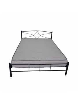 Roimatt 01-00-16 Κρεβάτι διπλό Rhodes μεταλλικό με στρώμα 150x200 HouseS01-00-16