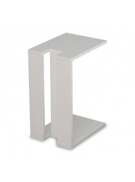Βοηθητικό τραπέζι Muju pakoworld σε χρώμα λευκό 40x30x57εκ 119-000767