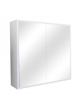 Καθρέπτης μπάνιου Poliana pakoworld λευκό 70x17x70εκ 120-000287