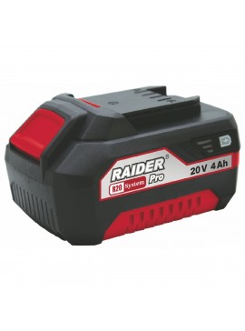  RAIDER   RAIDER R20 ΜΠΑΤΑΡΙΑ Li-ion 20V 4Ah RDP-R20 131153  LEUKA-10-4681 