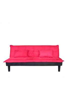 Artelibre Καναπές Κρεβάτι Τριθέσιος ANIC Κόκκινο 168x76x75cm Arte-14490019