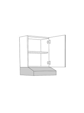 Matis Επιτοίχιο ντουλάπι απορροφητήρα In MDF VA50 Μπεζ γυαλιστερό MatisKVA5033