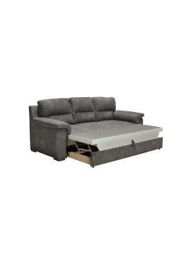 Matis Τριθέσιος καναπές κρεβάτι Boss Ανθρακί 236x90x92εκ. Matis20