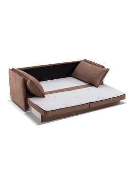 Matis VM-DUBLIN Τριθέσιος καναπές με αναδιπλωμένο κρεβάτι kingston 92 καφέ MatisVM-Dublin-III