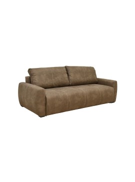 Matis Τριθέσιος καναπές κρεβάτι με αποθηκευτικό χώρο Carmen Καφέ 246x112x76εκ. MatisCarmen I
