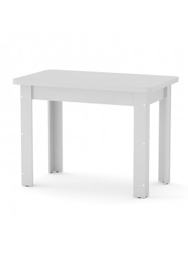 Τραπέζι Celeste pakoworld λευκό 100x60x73.5εκ 184-000011