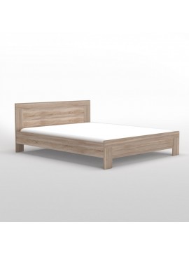 Κρεβάτι Solo Διπλό Με Τάβλες Sonoma 160x200cm SOLO160
