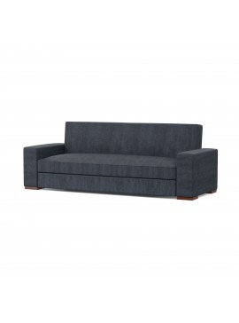 Καναπές Κρεβάτι Chios Τριθέσιος Γκρι 218x81x80cm AL-GREY3SEAT