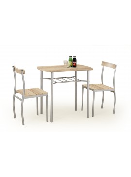 LANCE table + 2 chairs color: sonoma oak DIOMMI V-CH-LANCE-ZESTAW-SONOMA DIOMMI60-21416