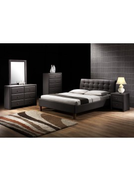 SAMARA bed color: black DIOMMI V-CH-SAMARA-LOZ-CZARNY