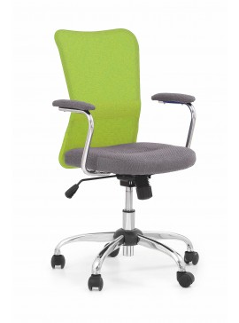 ANDY chair color: grey/lime green DIOMMI V-CH-ANDY-FOT-LIMONKOWY DIOMMI60-20330
