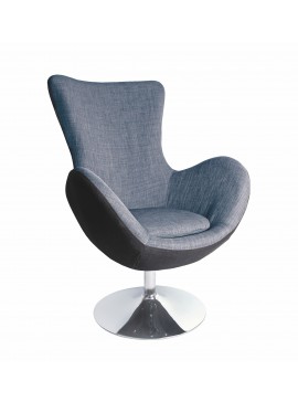 BUTTERFLY leisure chair, color: grey DIOMMI V-CH-BUTTERFLY-FOT-POPIEL DIOMMI60-20466