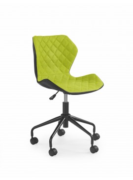 MATRIX children chair, color: black / green DIOMMI V-CH-MATRIX-FOT-ZIELONY DIOMMI60-21500